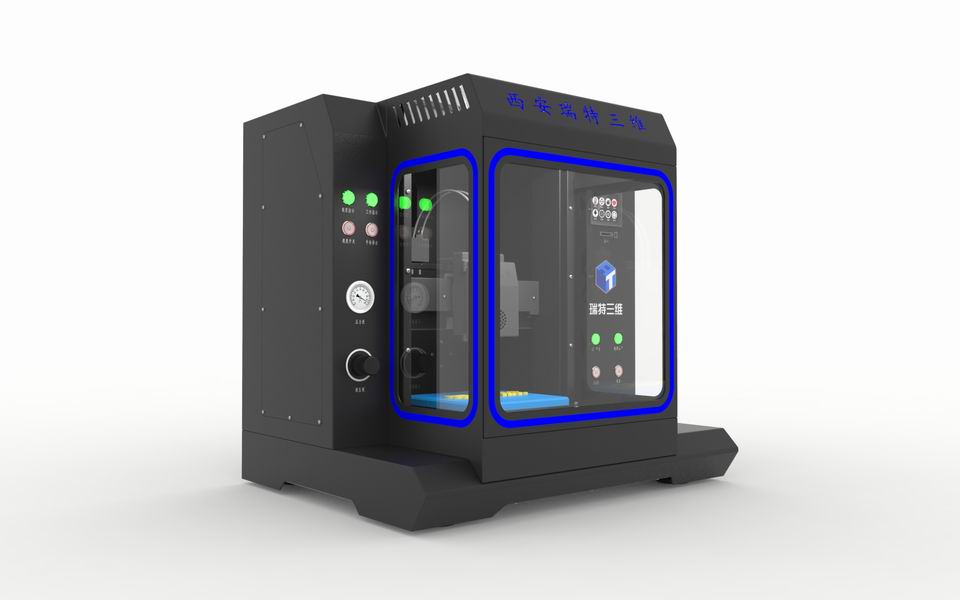 西安子竹工业产品设计之产品结构设计案3D打印机1