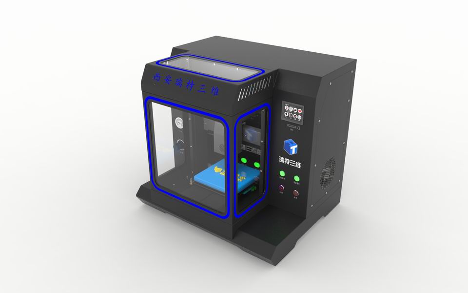 西安子竹工业产品设计之产品结构设计案3D打印机1