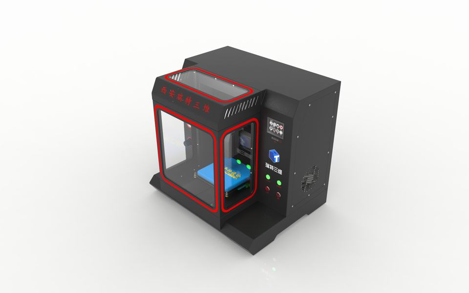 西安子竹工业产品设计之产品结构设计案3D打印机1